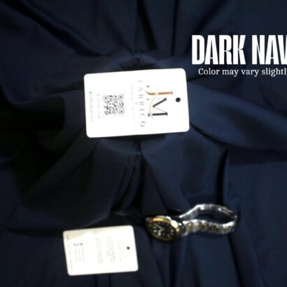 Dark Navy Blue By JM Fabrico