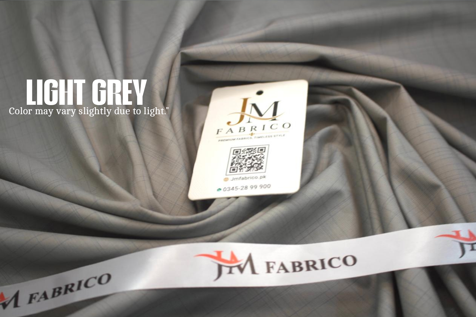 Light Grey Checked Washing Wear By JM Fabrico Light Grey Checked Washing Wear By JM Fabrico