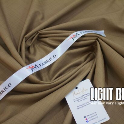 Light Brown Checked Washing Wear By JM Fabrico