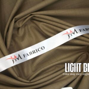 Light Brown Checked Washing Wear By JM Fabrico