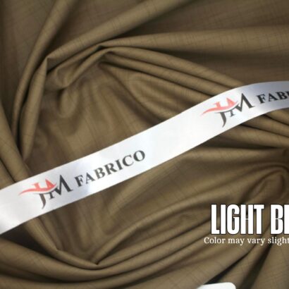 Light Brown Checked Washing Wear By JM Fabrico