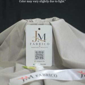 Cream Grey Checked Washing Wear By JM Fabrico