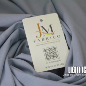 Light Ice Blue Striped / Line Washing Wear By JM Fabrico