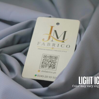 Light Ice Blue Striped / Line Washing Wear By JM Fabrico