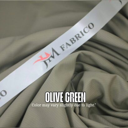 Olive Green Striped / Line Washing Wear By JM Fabrico