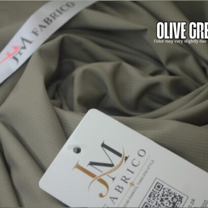Olive Green Striped / Line Washing Wear By JM Fabrico