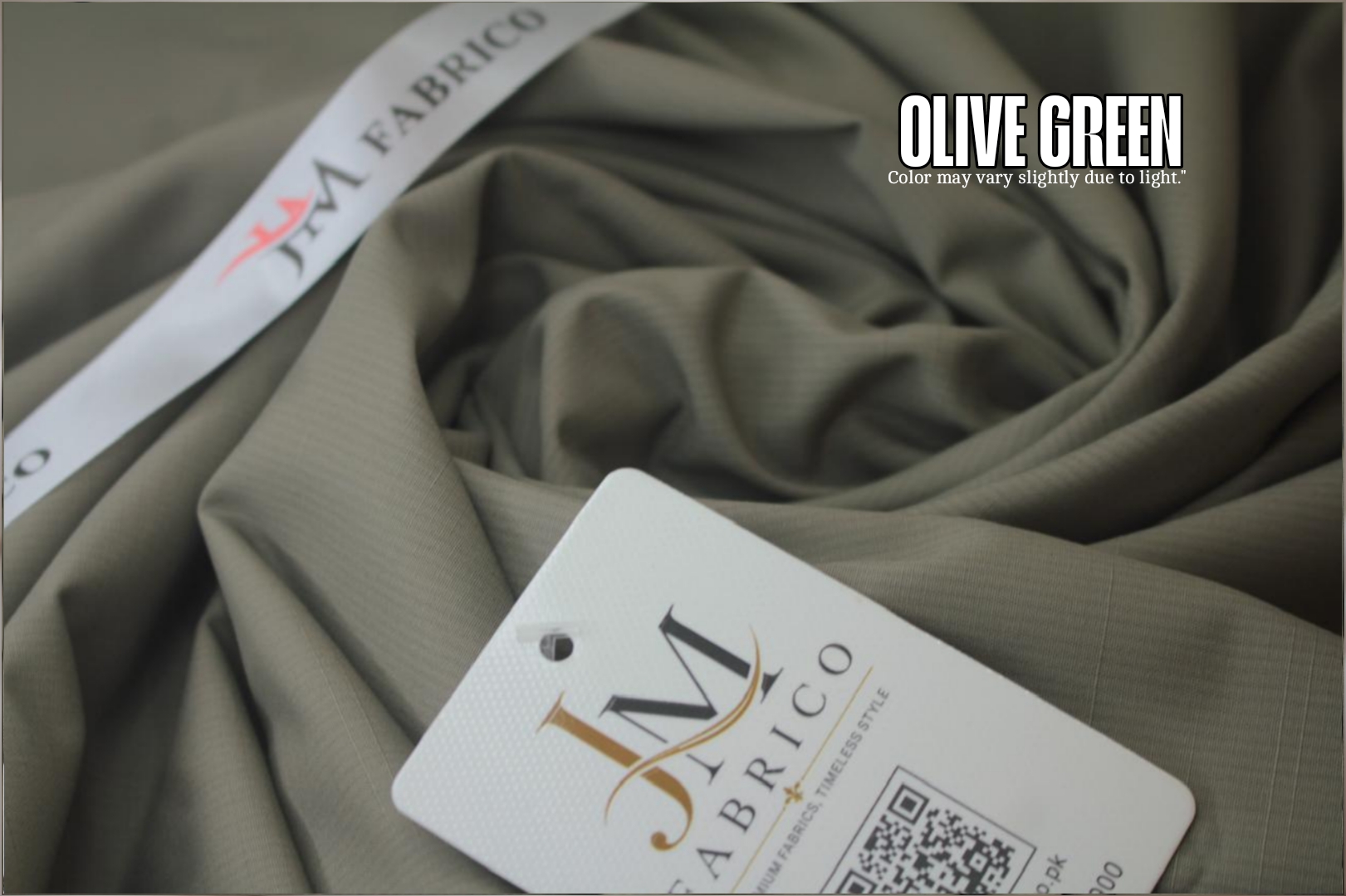 Olive Green Striped / Line Washing Wear By JM Fabrico