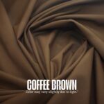 Coffee Brown Striped / Line Washing Wear By JM Fabrico