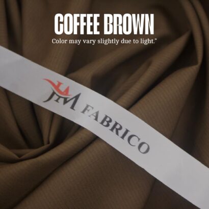 Coffee Brown Striped / Line Washing Wear By JM Fabrico