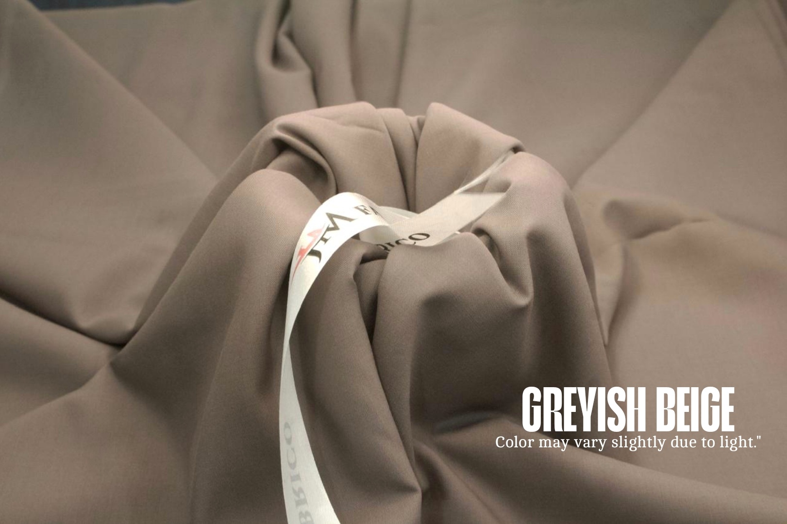 Greyish Beige Casual Washing Wear By JM Fabrico